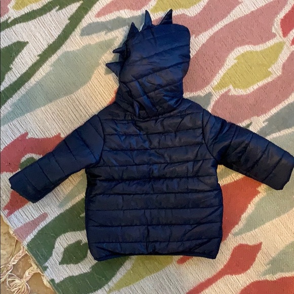 Navy baby coat - Picture 2 of 3